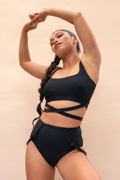 Keilani Short Sleeve Bodysuit - Black, Fashion Nova, Bodysuits